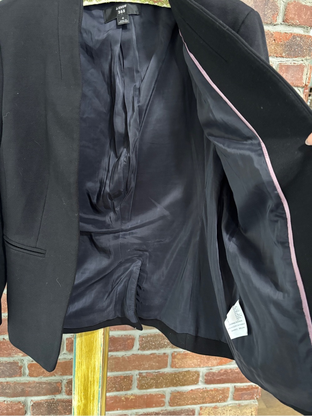 J. Crew Women's Black Open-Front Blazer - Picture 2 of 4